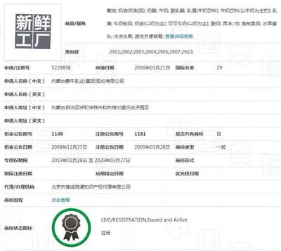 十年磨一劍未成，商標申請之痛 蒙牛的十六年商標路